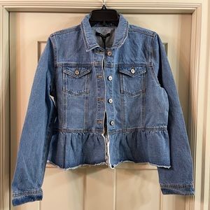 NWT Fiore Denim jacket sz large